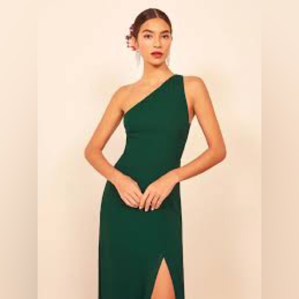 Reformation Evelyn One Shoulder Dress
